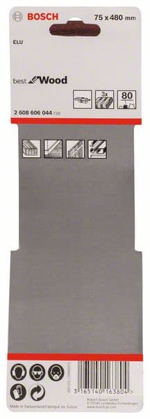 Bosch 2608606044 X440 Best for Wood and Paint brusne trake za tračne brusilice