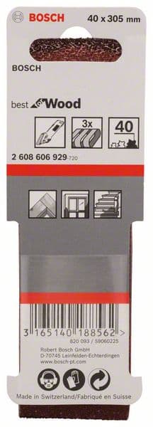 Bosch 2608606929 X440 Best for Wood and Paint brusne trake za tračne brusilice