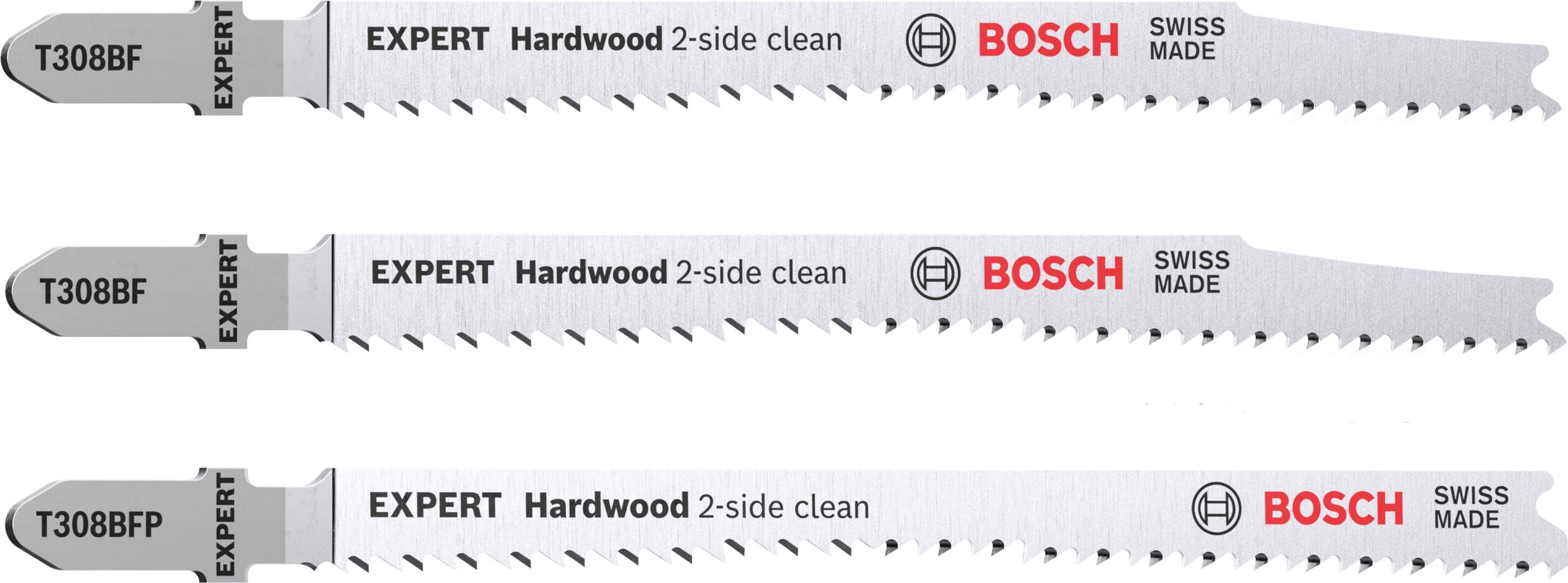 Bosch 3-delni komplet EXPERT „Hardwood 2-side clean“ listova ubodne testere T308BF/BFP, 2608900549