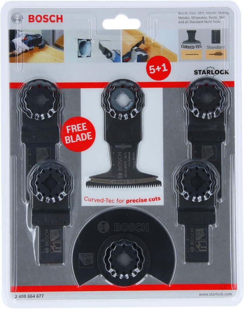 Bosch 6-delni univerzalni set BiM segmentnih listova testere Wood and Metal, 2608664677