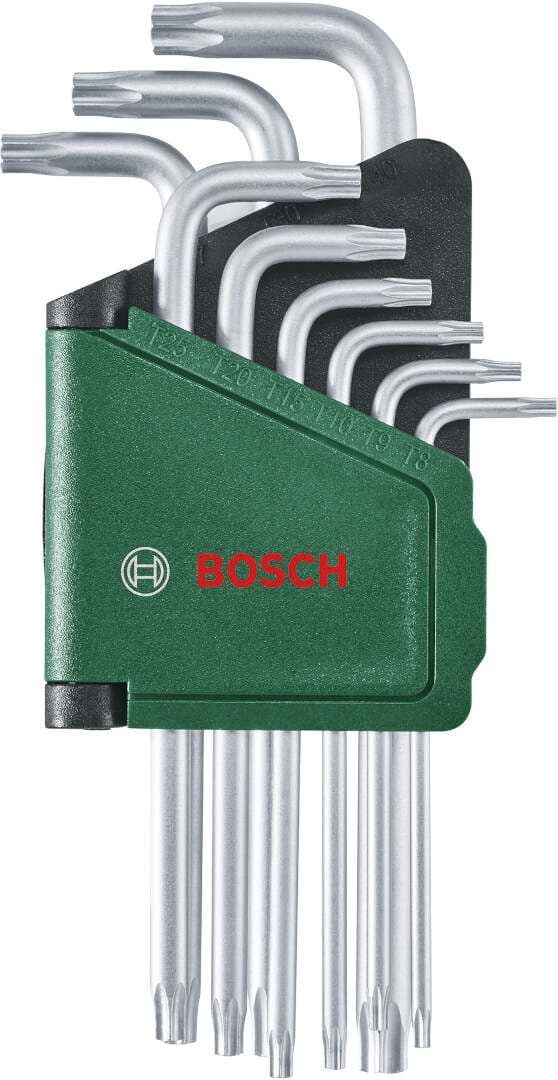 Bosch 9-delni set dugih šestougaonih odvrtača/ključeva, 1600A02Z9C