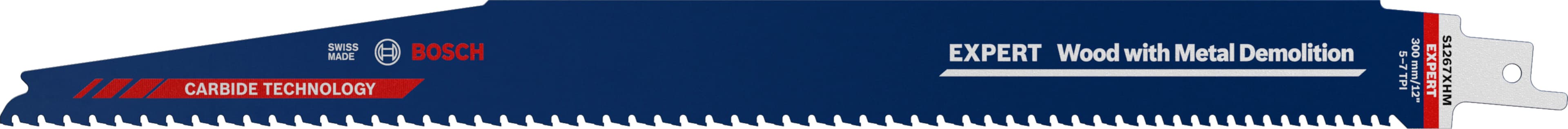 Bosch EXPERT „Wood with Metal Demolition“ S 1267 XHM list univerzalne testere, pakovanje 1 komad, 2608900401