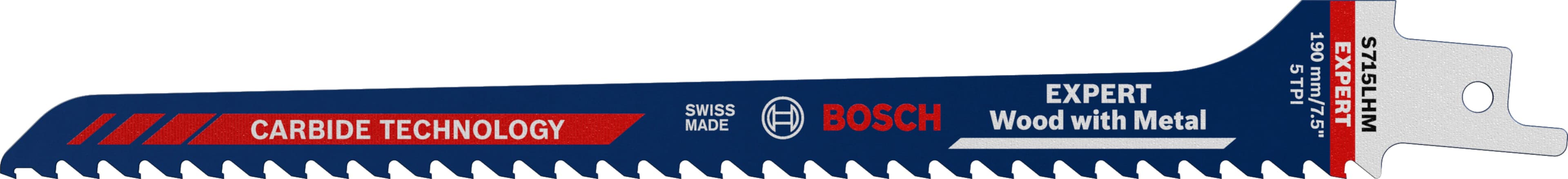 Bosch EXPERT „Wood with Metal“ S 715 LHM list univerzalne testere, pakovanje 1 komad, 2608900384