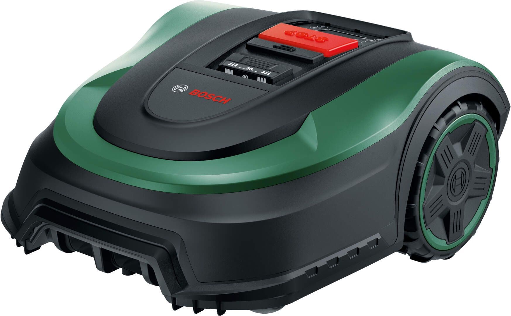 Bosch Indego S 500 robotska kosilica za travnjake površine do 500 m², 18V, 1x2,5 Ah, sa stanicom za punjenje i tehnologijom daljinskog upravljanja, 06008B0202