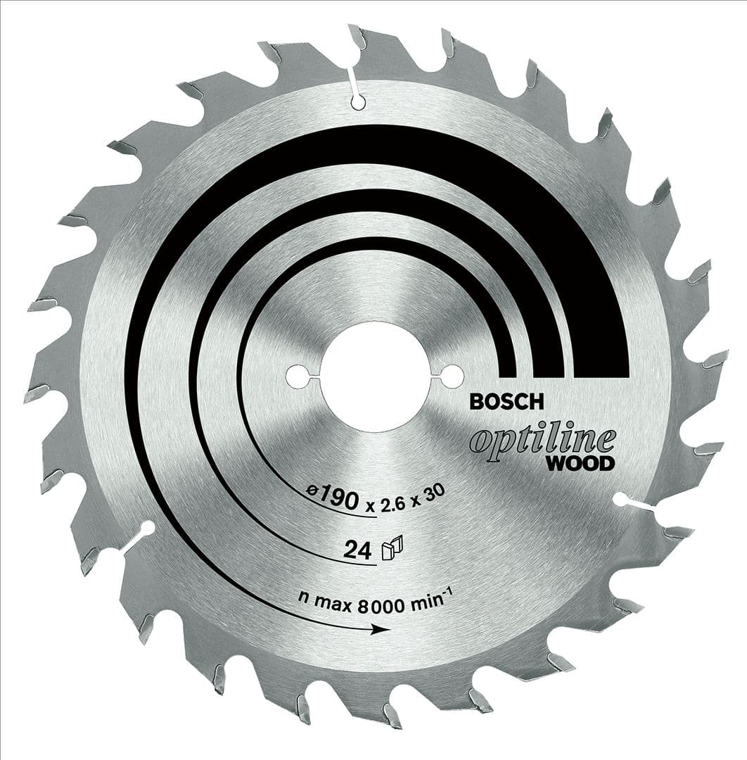 Bosch List testere Optiline Wood 184 mm T24, 2608640852