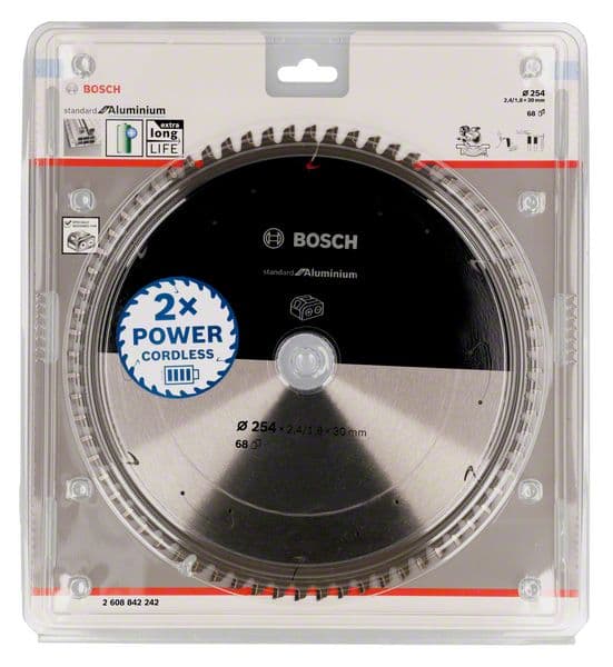 Bosch PRO Aluminium list za akumulatorsku kružnu testeru 254x2.4x30 mm 68z HLTCG max 6.000 l/min, 2608842242