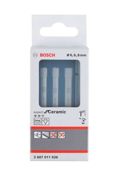 Bosch PRO Ceramic dry burgije za keramiku 6x66, 6x66, 8x66 mm 3/1, 2607011626