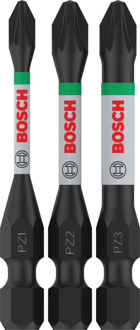 Bosch PRO Pozidriv Impact bitovi PZ1, PZ2, PZ3, 55 mm 3/1, 2608521U57