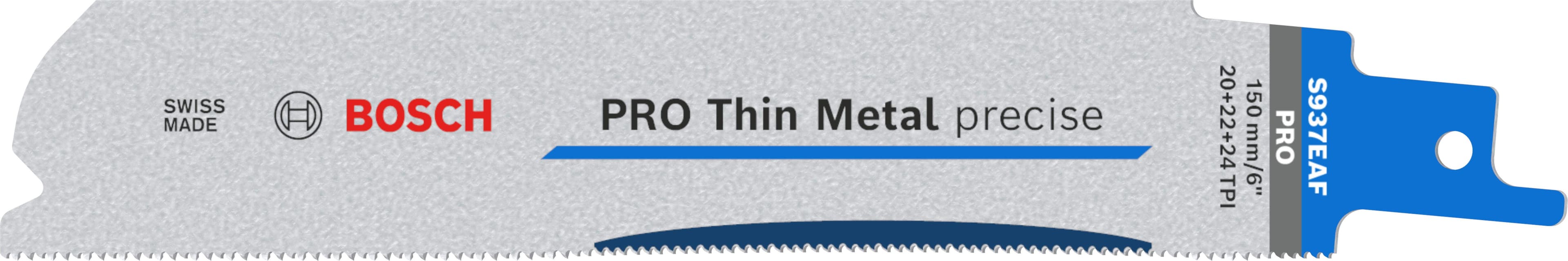 Bosch PRO Thin Metal precise S937EAF list univerzalne testere, 1.1x25x150 mm 5/1, 2608658988