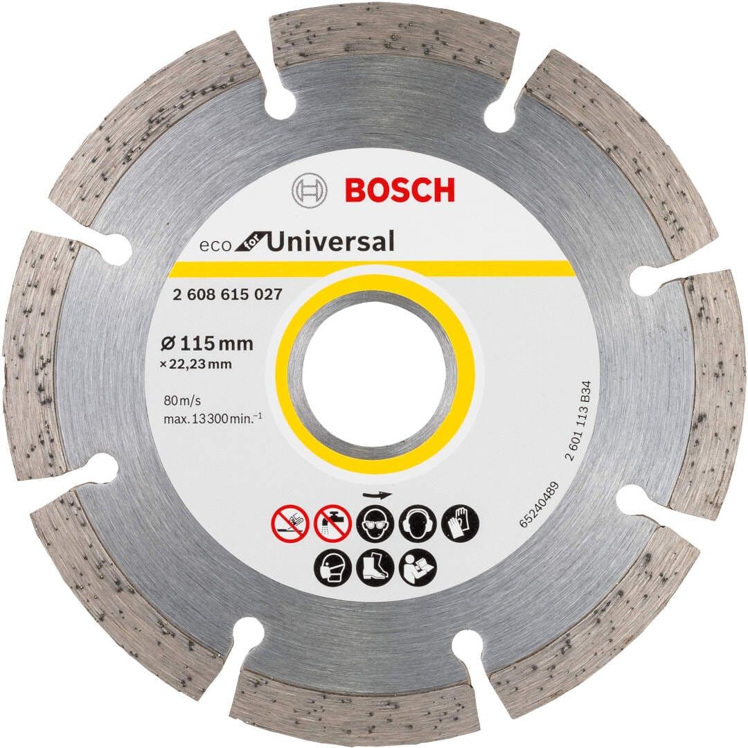 Dijamantska rezna ploča ECO For Universal Bosch 2608615040, 115.x22.23x2.0x7