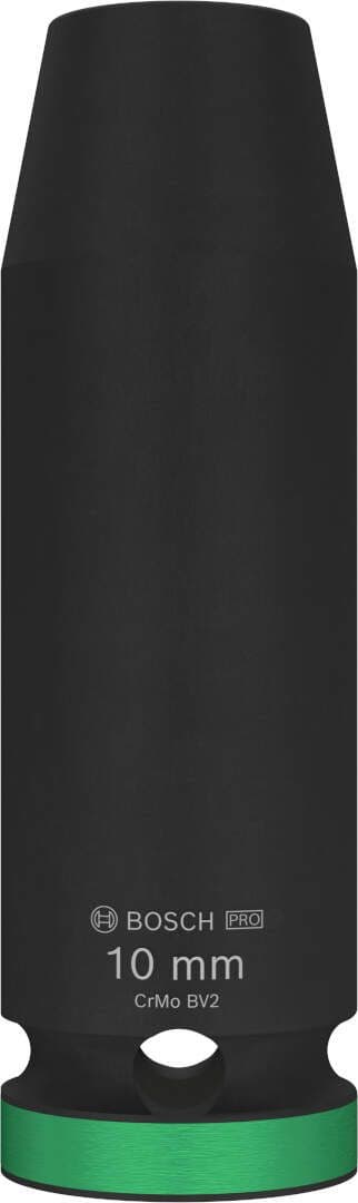 Bosch PRO Impact Socket, 1/2", 10 mm, duboki, 2608003044