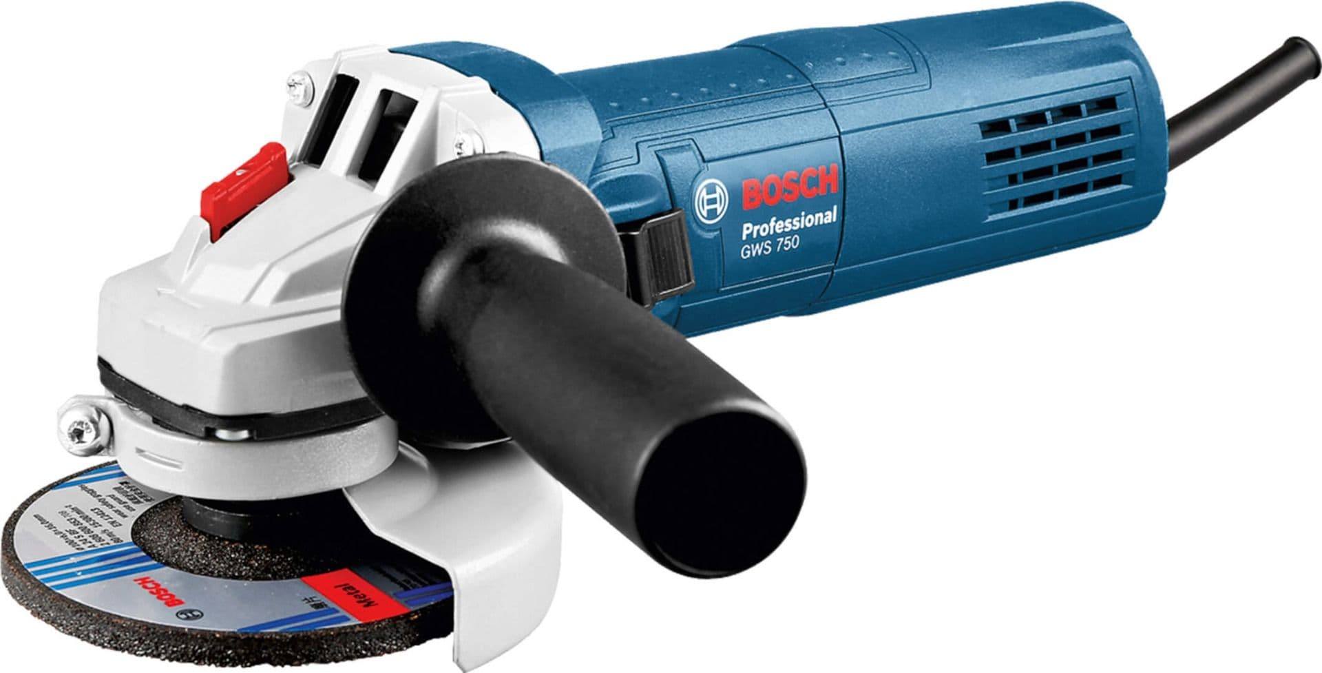 Ugaona brusilica mala Bosch GWS 750-125, 750W, 125mm + ploča za grubu obradu, 060139400B