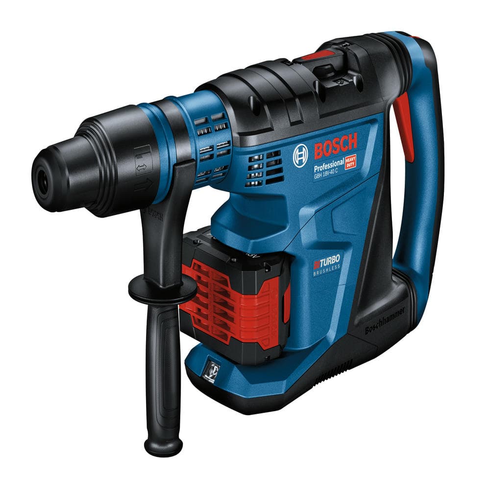 Bosch Akumulatorski elektro-pneumatski čekić za bušenje BITURBO sa SDS max prihvatom GBH 18V-40 C Professional, u XL-BOXX sa setom pribora, 0611917120