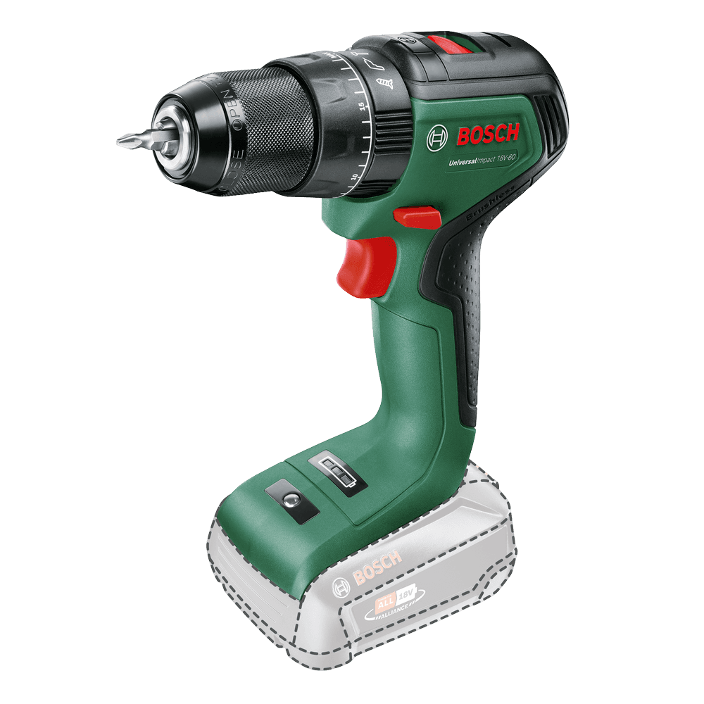 Bosch Universallmpact 18V-60 Akumulatorska vibraciona bušilica, Solo 06039D7100