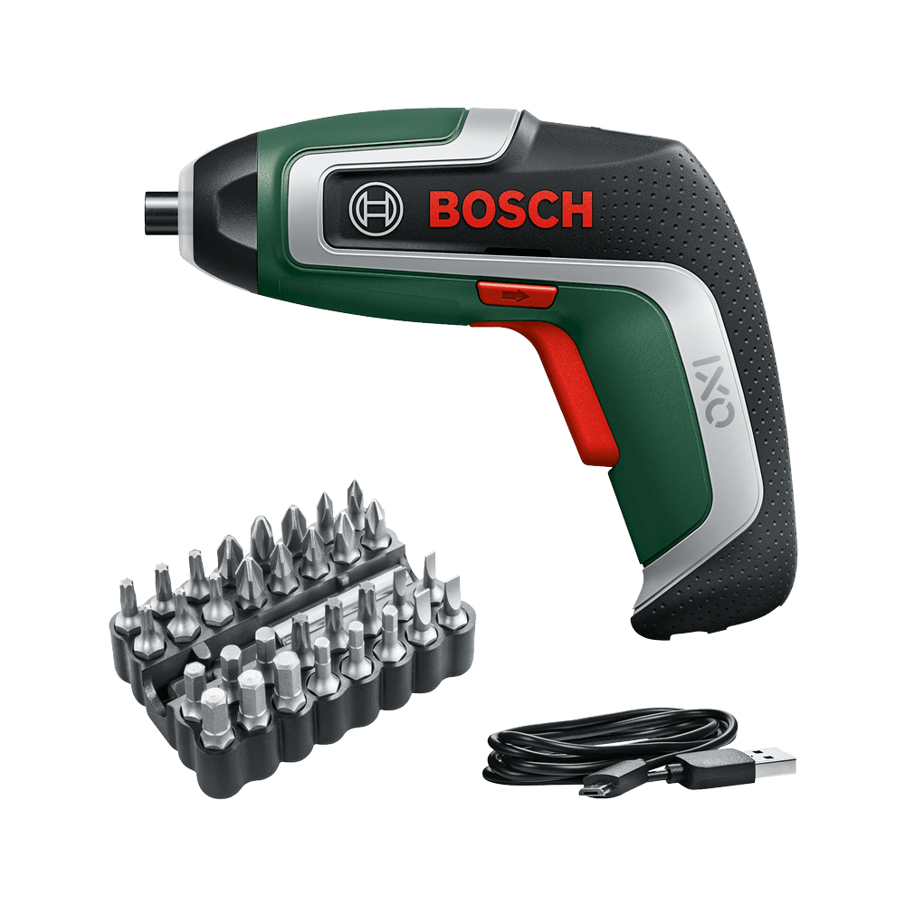Bosch IXO V jubil aku odvrtač IXO 7 + 32 pcs B, 06039E000B