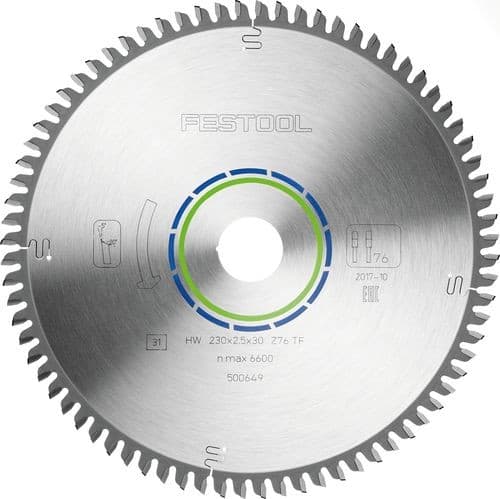 Festool Posebni listovi testera (aluminijum) 230x2,5x30 TF76, 500649