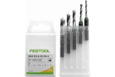 Festool Set kratkih bit burgija BKS D 3-8 CE/W-K CENTROTEC, 495130